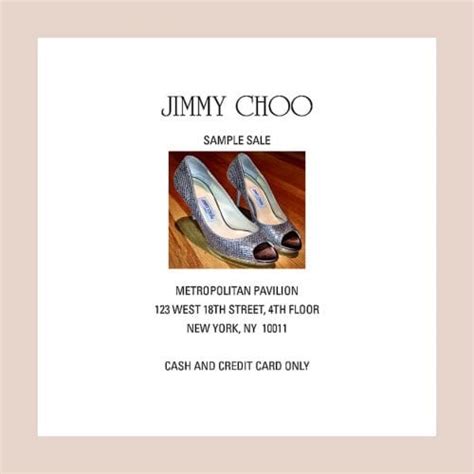 jimmy choo sample sale last day discount